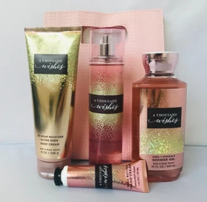 Bath & Body Works A THOUSAND WISHES MIST CREAM SHOWER GEL 5Pc GIFT SET NEW - Picture 1 of 1