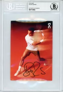 Rare -ROGER FEDERER- Beckett BAS Signed/Autograph/Auto Tennis Postcard - Picture 1 of 1