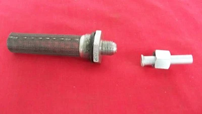 TRIUMPH 350 500 650 UNIT & PRE UNIT NEW OIL TANK SCREEN 82-3179 W/OIL PIPE & NUT Foto 1 de 2