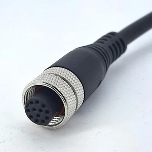 CABLE INDUSTRIAL M12, 12 POS, HEMBRA, RECTO, CÓDIGO A, CHAQUETA PVC NEGRO, 3 MT - Imagen 1 de 2