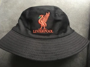 Sombrero Cubo Negro Mediano Adulto 58cm Forrado Ciudad Mezcla Algodón Rojo Hígado Pájaro Insignia - Imagen 1 de 1