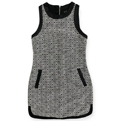 Новый с Ярлыками Banana Republic колена черный и белый платье без рукавов w/карманы женский размер 4 - Изображение 1 из 4