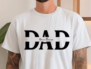 Custom Name Fathers Day Shirt, Dad Shirt, Father's Day Gift, Daddy, Grandpa Papa - Picture 1 of 8