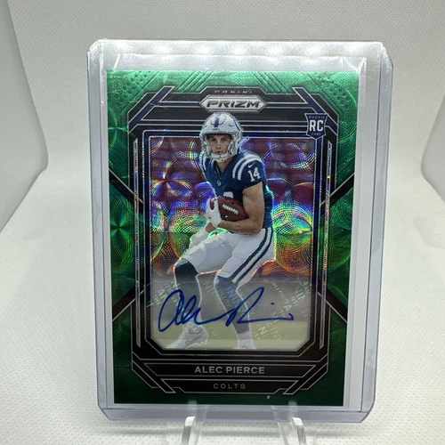2022 Prizm Alec Pierce Green Scope Rookie RC AUTO #330 /75 Colts