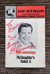 RARE SIGNED VINTAGE 1970s My Daughter's Rated X: Showboat Theatre, Bob Cummings - Picture 1 of 5