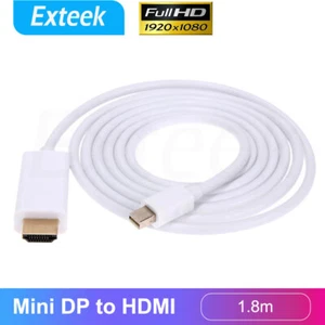 1.8M Mini DisplayPort DP to HDMI Cable Display Port for MacBook Pro Air Mac iMac - Picture 1 of 8