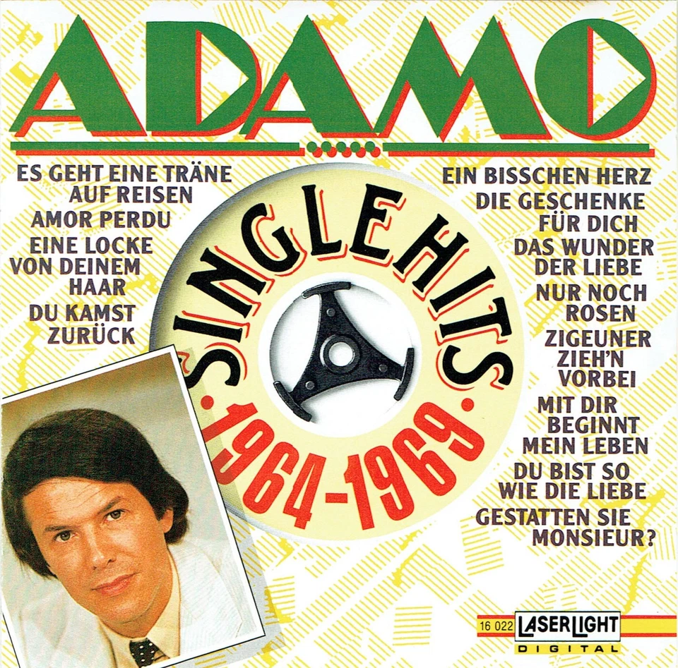 (CD) Adamo - Single Hits 1964–1969 - Es Geht Eine Träne Auf Reisen, u.v.a. - Bild 1 von 2