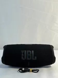 JBL Charge 5 Black Deep Bass Wi-Fi Wireless Portable Bluetooth Speaker - Picture 1 of 12