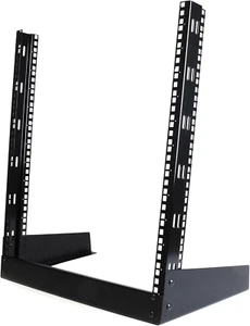 .Com 12U Open Frame Server Rack - 19" 2 Post Network Rack – Free Standing Audio - Picture 1 of 12