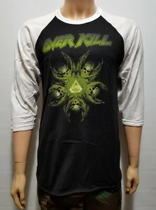 OVER KILL 3/4 Sleeve OFFICIAL SHIRT - Picture 1 of 2