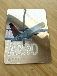 Delta Air Lines 2025 Airbus A330 Brand New Pilot Aircraft Trading Card - Picture 1 of 2