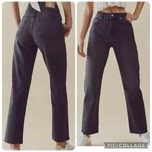 We The Free People Jeans Size 27 Pacifica High Rise Slim Straight Leg black - Picture 1 of 6