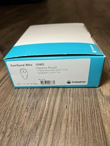 SenSura Mio Ostomy Pouch 10481 1 Pc EasiClose Wide Outlet 3/8”-2 1/8” Box Of 10 - Picture 1 of 6