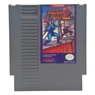 Mega Man 2 (Nintendo NES, 1989) подлинный проверенный игровой картридж - Изображение 1 из 4
