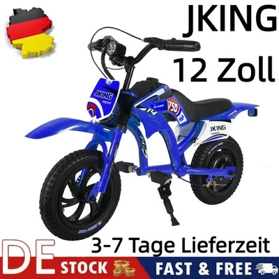 HOT 12 Zoll Elektrisches Dirtbike für Kinder 200W 25.2V, 16km/h JKING C6 EU - Bild 1 von 4