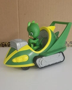 PJ Mask Gekko Mobile Green Yellow Silver Treads Just Play Vehicle plus Gekko - Picture 1 of 7