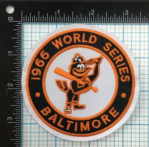 1966 WORLD SERIES BALTIMORE ORIOLES MLB BASEBALL VINTAGE 3.5" SOUVENIR PATCH - Picture 1 of 2