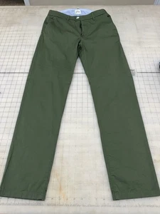J.Crew Herren Chino Hose 28T Tall Olivgrün Gerades Bein Freizeit - Bild 1 von 8