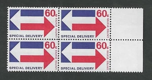 USA - Scott's #E23 edge Block of Four MNH - Bild 1 von 2