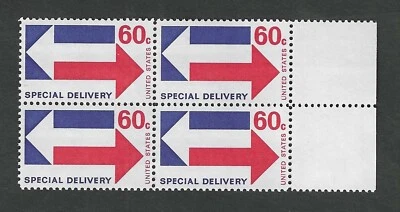 U.S. - Scott's #E23 edge Block of Four MNH - Image 1 of 2