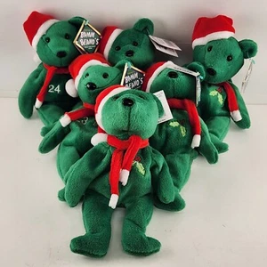 Salvino's MLB Bamm Beanos 6 player set 1998 Holiday Vintage NOS with Tags 9" ea - Picture 1 of 24