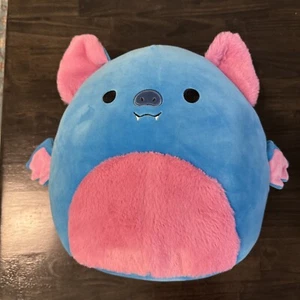 Squishmallows Boyle the 12 pulgadas Fruit Bat Rosa Azul NUEVO con etiquetas Peluche - Imagen 1 de 8