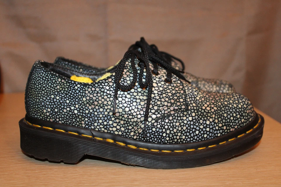 DR MARTENS женщин 1461 Оксфорд скат в горошек Великобритании 3 США 5 сделано в Англии - Изображение 1 из 4