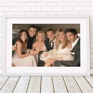 Friends TV Show - Cast Poster Picture Print Sizes A5 to A0 **FREE DELIVERY** - Picture 1 of 14