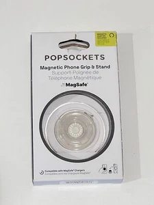 PopSockets Magnetic MagSafe Phone Grip & Stand for iPhone - Clear Round - Picture 1 of 2