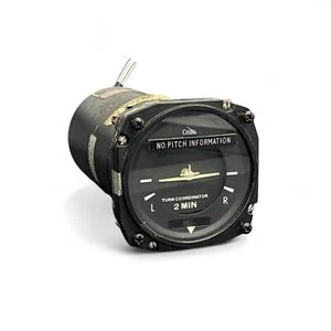 Indicador giroscópico de velocidad de giro Cessna P/N C661003 - PIEZAS/NÚCLEO - Imagen 1 de 5