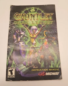 Gauntlet: Dark Legacy PS2 PlayStation 2 solo manual de instrucciones - Imagen 1 de 6