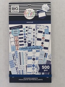 ***Brandneu*** The Happy Planner Value Stickerbuch Indigo 500 Stück - Bild 1 von 2