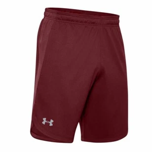 Pantalones cortos de entrenamiento Under Armour para hombre tejidos rojos/grises XXL - Imagen 1 de 3