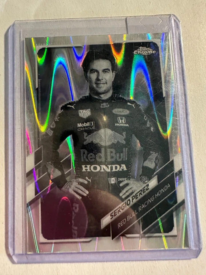 K93,859 - 2021 Topps Chrome Formula 1 Black and White RayWave #4 Sergio Perez - Image 1 of 1