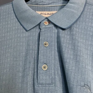 TOMMY BAHAMA  Golf Short-Sleeve Shirt XXL Blue New Without Tags - Picture 1 of 5