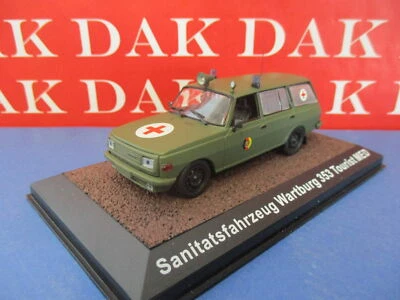 Die cast 1/43 Modellino Auto Wartburg 353 Tourist Ambulanza Ambulance DDR Army - Immagine 1 di 4