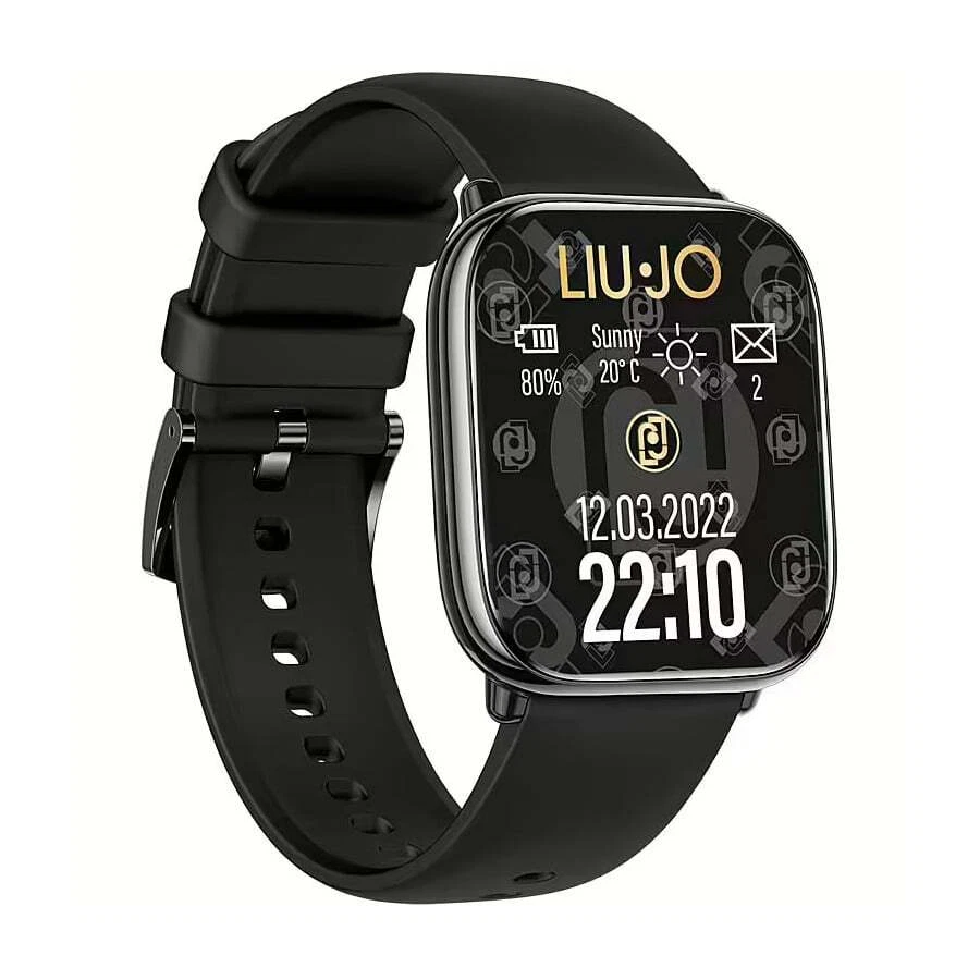 Smartwatch Donna LIU JO LUXURY VOICE RAINBOW SWLJ152 Silicone Nero - Immagine 1 di 1