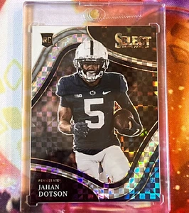 2022 Panini - Select Draft Picks ‘22, Jahan Dotson Rookie Card Field Level #/75 - Picture 1 of 3