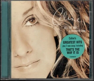 Céline Dion All the Way A Decade of Song CD 1999 Epic Free Shipping #1 - Picture 1 of 3