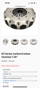 tilton 7.25" carbon/carbon clutch and flywheel kit S54 - Picture 1 of 2