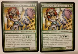 Mtg 2x Shizuko Caller Of Autumn BoK Betrayers Kamigawa Nm Legendary Creature ... - Picture 1 of 2