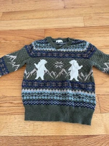 crewcuts boys polar bear sweater size small - Picture 1 of 1