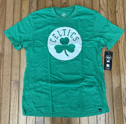 New ‘47 Brand Boston Celtics Kyrie Irving NBA T-Shirt Tee Size XL Cover