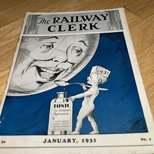 Januar 1931 DER EISENBAHNSCHREIBER - GEWERKSCHAFTSPUBLIKATION - Fokus auf Depression - Bild 1 von 21
