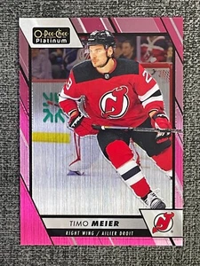 Timo Meier 2023-24 O-Pee-Chee OPC Platinum Matte Pink #75 New Jersey Devils - Picture 1 of 2