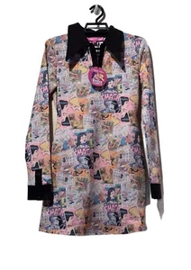 Dolls Kill (L) Archie Comics Flippin’ Pages Collab Dress Sz XXS Graphics NWT - Picture 1 of 3