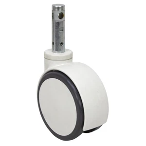 6" x 3/4" Dual Wheel Swivel Stem Caster w/Total Lock 1-5281 - Picture 1 of 1