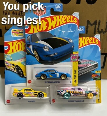 New - HOT WHEELS YOU PICK Single Vehicles 2024 & 2025 Mainline & Treasure Hunts - Image 1 of 2