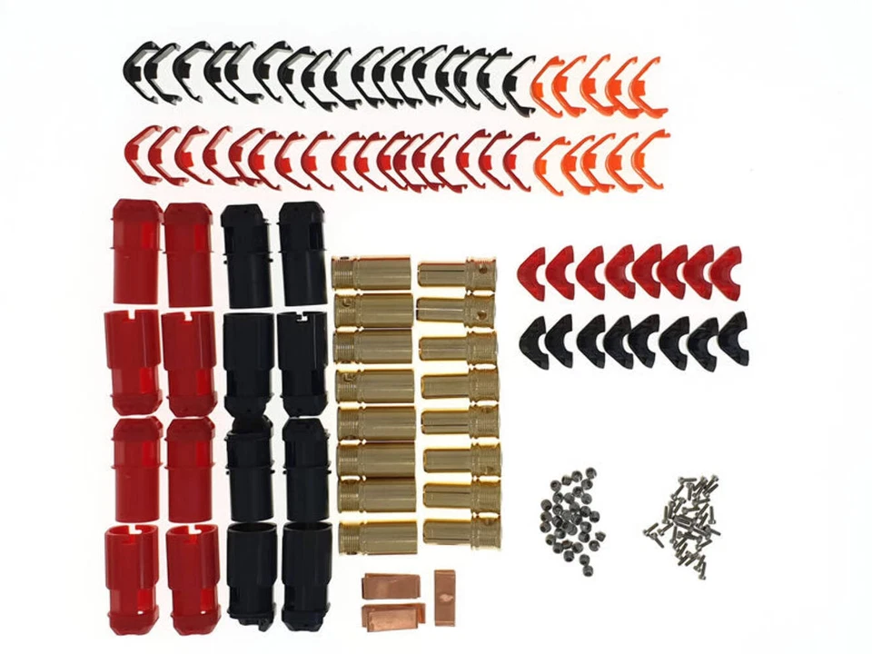 Rcproplus 12mm Lötfrei Anschluss (8M, 8F, Schwarz, Rot ) :REB12806STS12P8H16 - Bild 1 von 1