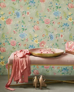 EUR 13,15 /qm / Tapete PIP Studio 5 Eijffinger PIP 300103 Floral Vögel Struktur - Bild 1 von 1